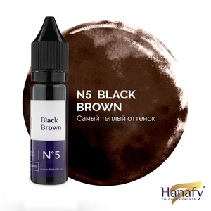 Hanafy Colours Pigments - N5 Black Brown